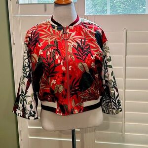 Eloquii Tropical Floral Jacket size 14